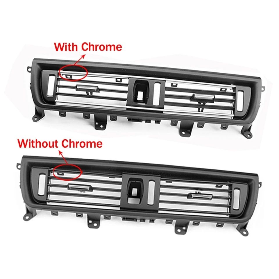 Consola-grila interior-centrala crom/negru BMW F10 / F11 ,F18- NOI