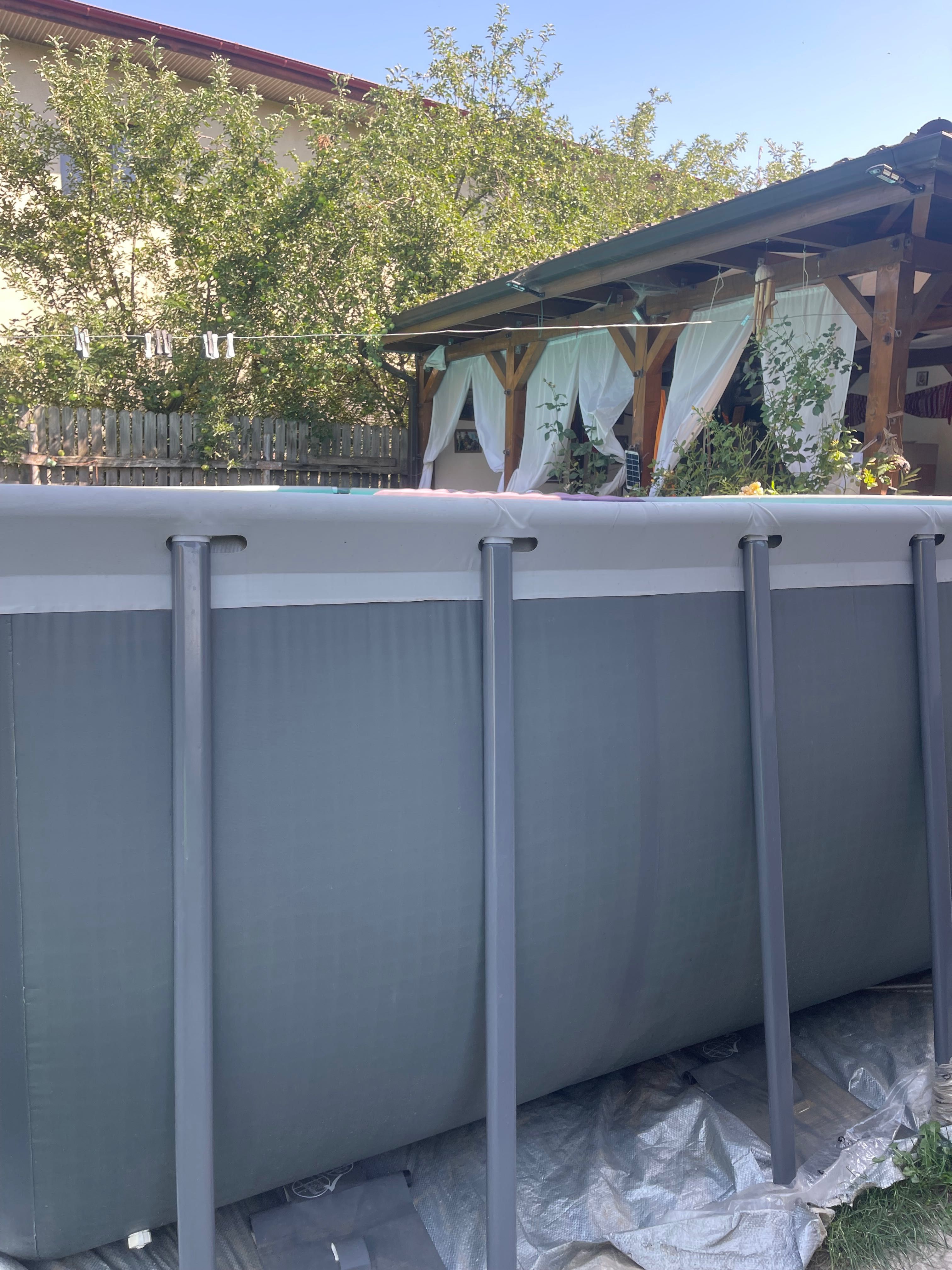 Piscina supraterana intex cu pompa de reciclare