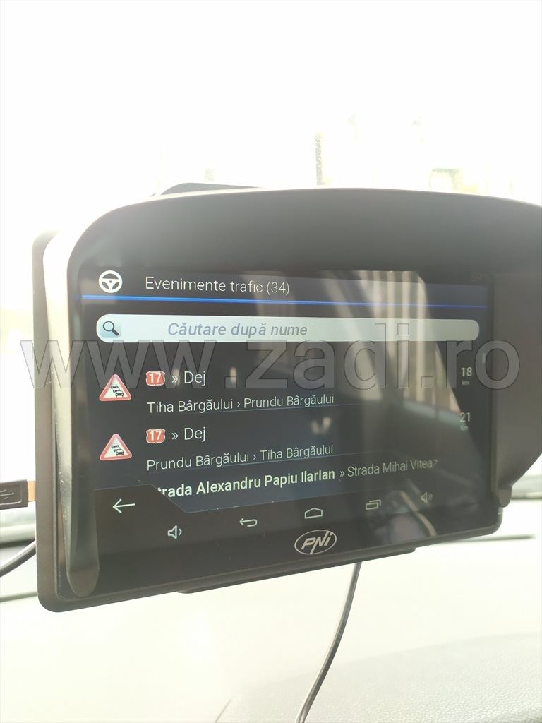 Gps cu android, ecran mare, camera DVR, HARTI toata europa