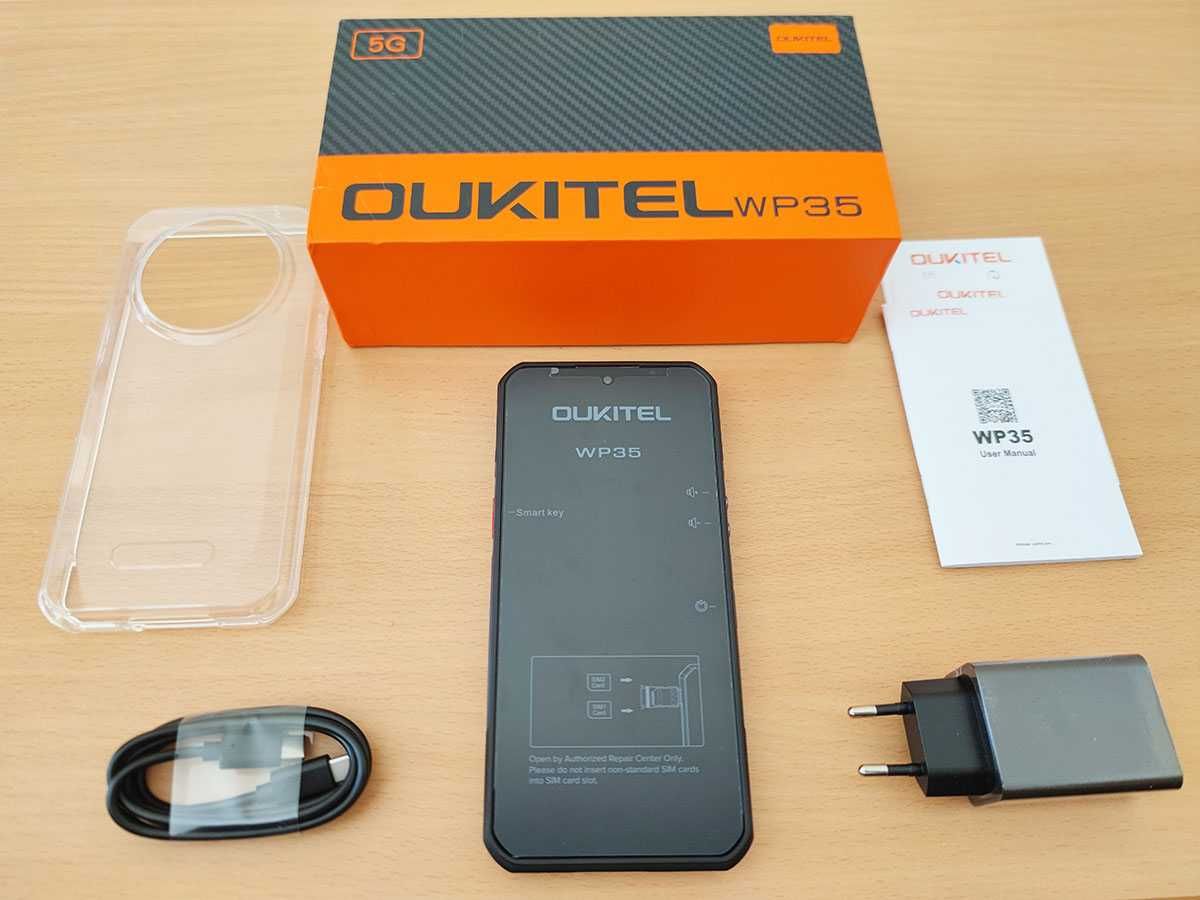 Нов Oukitel WP35, удароустойчив, 11000mah, 256гб, 5G, Dimensity 6100+