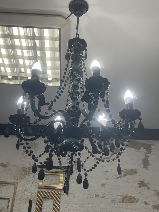 Кристален полилей черен