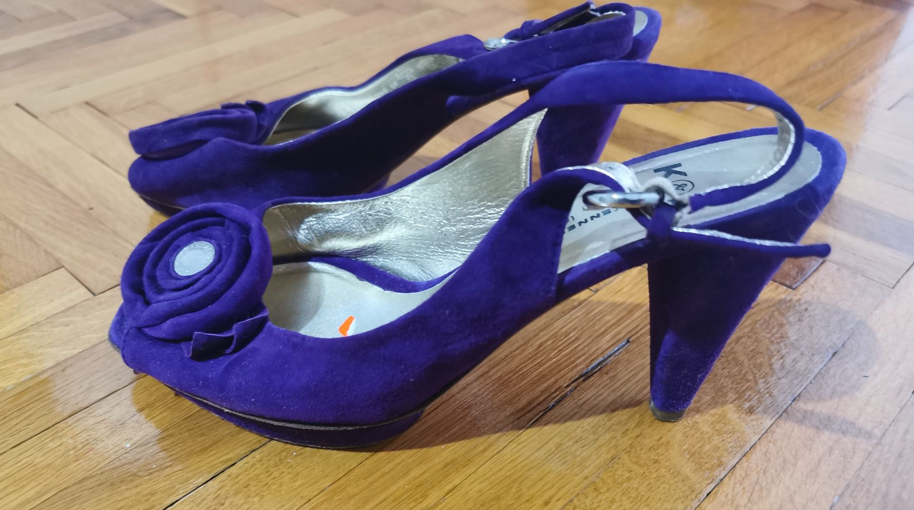 Pantofi decupati K&S, nr. 39, culoarea violet