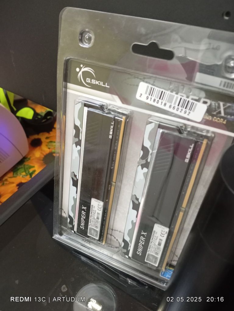 DDR-4 DIMM 64Gb/3600Mhz