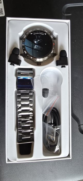 Smart watch cu set de casti