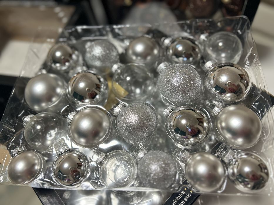 Стъклени коледни играчки, немско качество