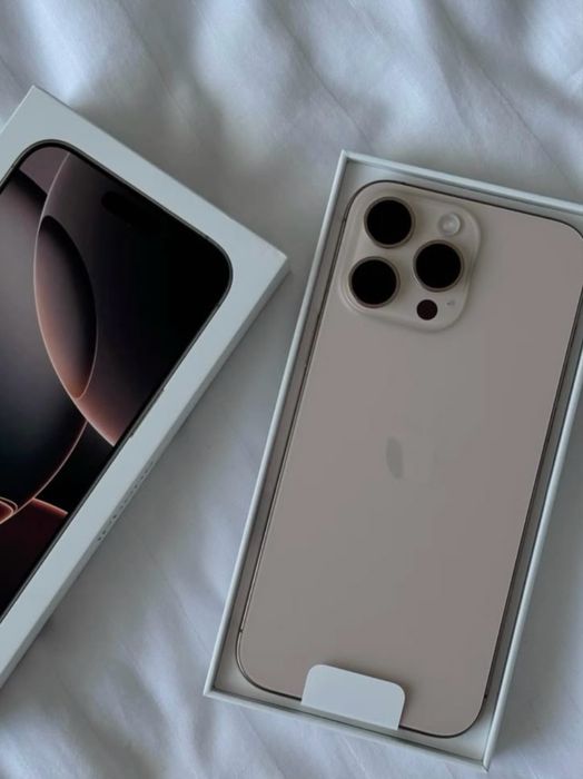 Iphone 16 pro max dessert Titanium 93% ZA/A