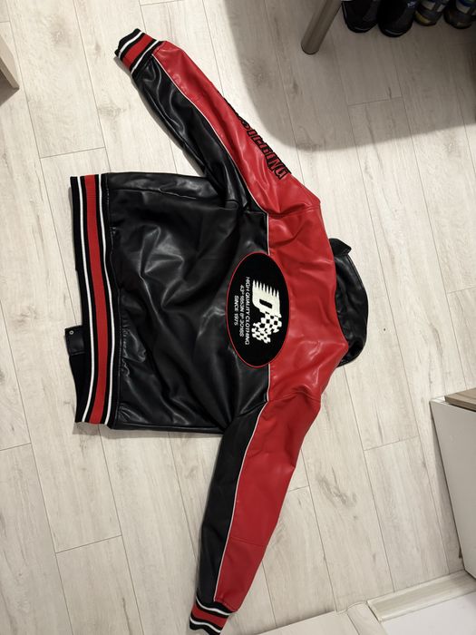 Geaca piele sintetica zara