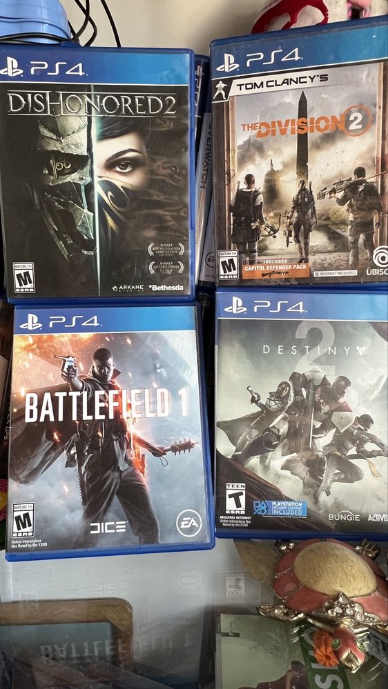 диски с играми на ps4