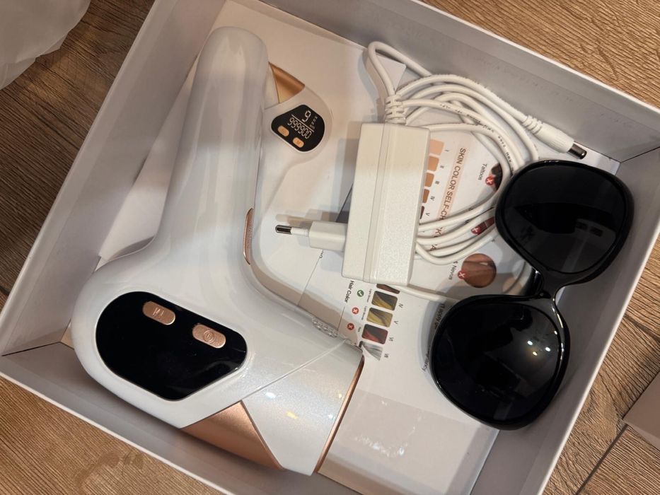 Epilator IPL, 9 trepte de energie, 3 functii