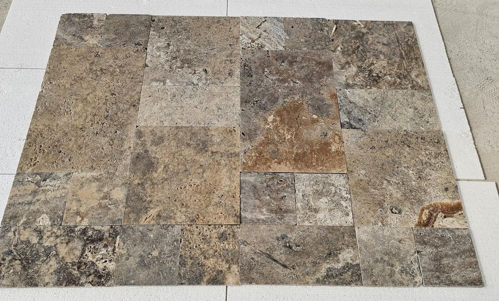 Travertin Tropical Antichizat – French Set 1.2 cm