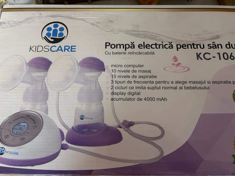 Pompa electrica dubla pentru san Kidscare