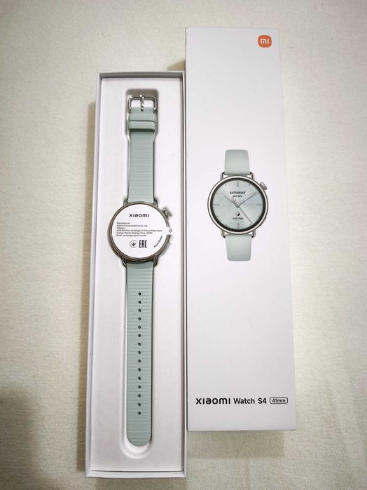 Xiaomi Watch 4S 41 мм, Mint Green — новые, в коробке!