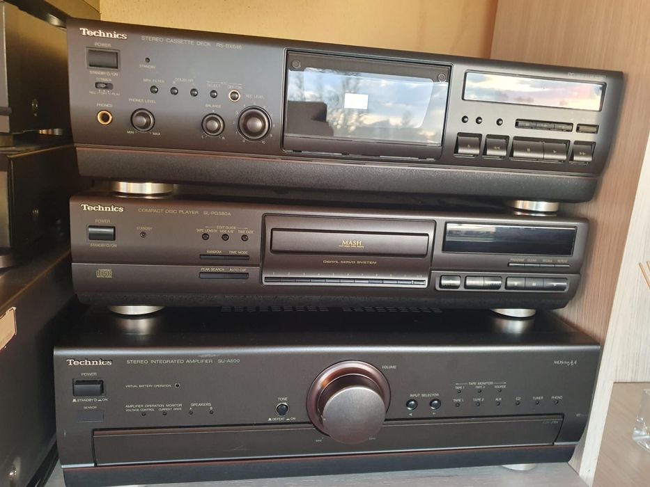 Linie Technics deck bx 646 cd sl pg 580a si amplif su 800a