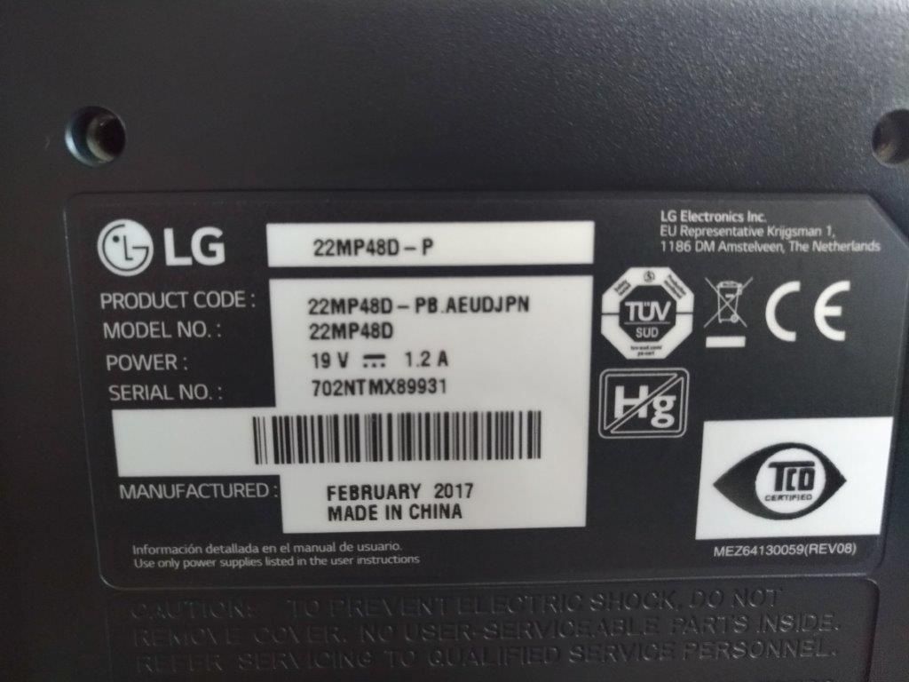 Vând Monitor LG 22MP48D