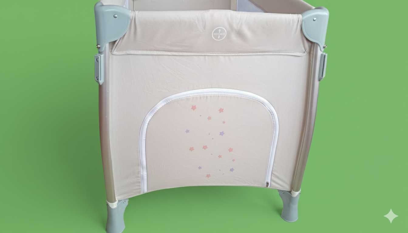 Детска кошара Cangaroo iSleep (бебешка кошара на 2 нива, с повивалник)