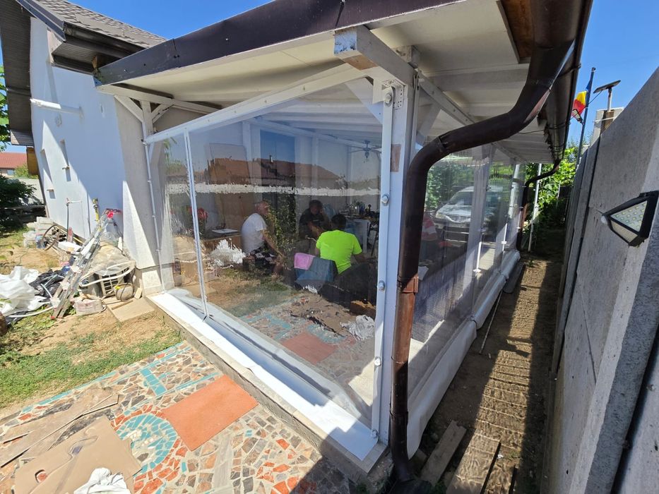 Folie terasa Cristal premium transparenta