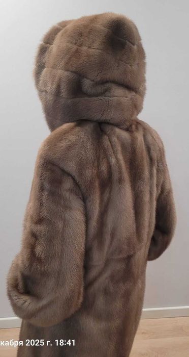 Шуба ELITEFURS Di Cara коричневый