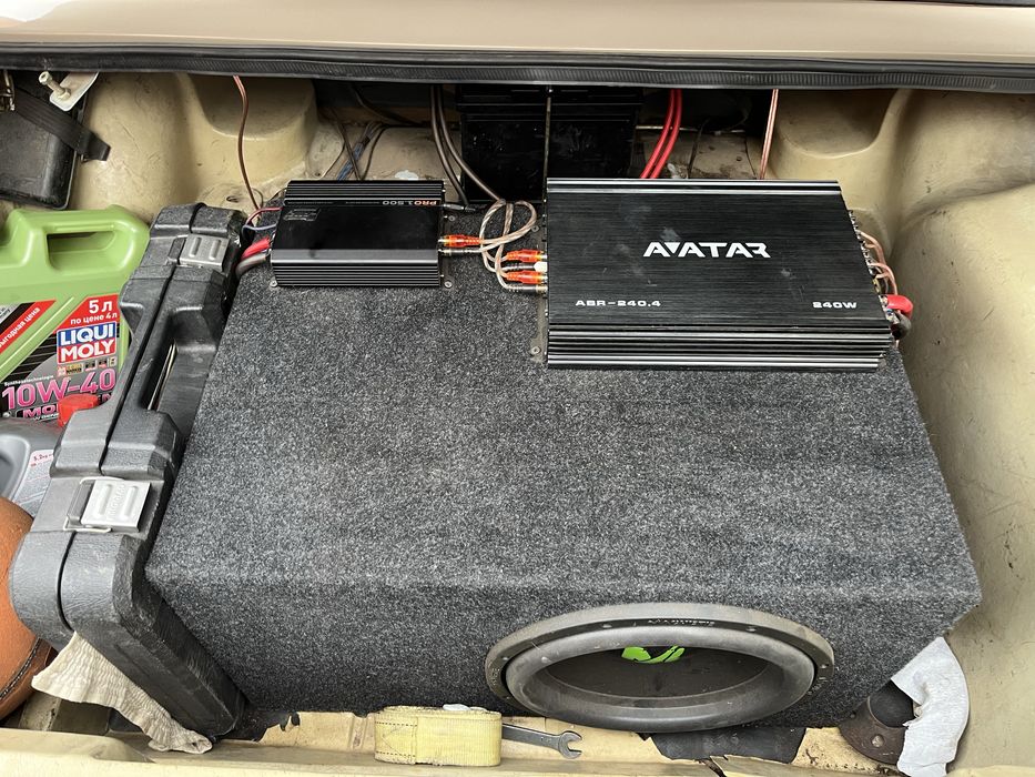 Сабвуфер с коробом, усилителем