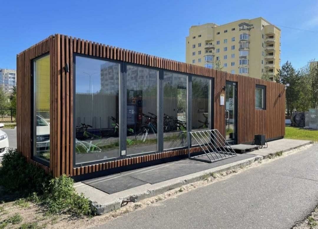 Утепленный контейнер , киоск, торговый павильон