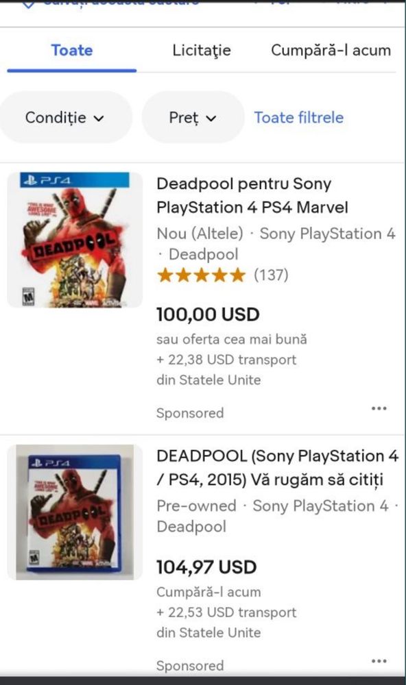 Deadpool ps4 / ps5