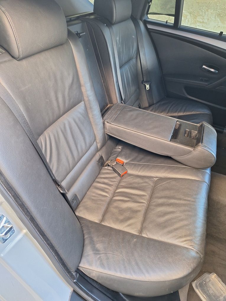 Черен кожен рекаро салон за  bmw e61