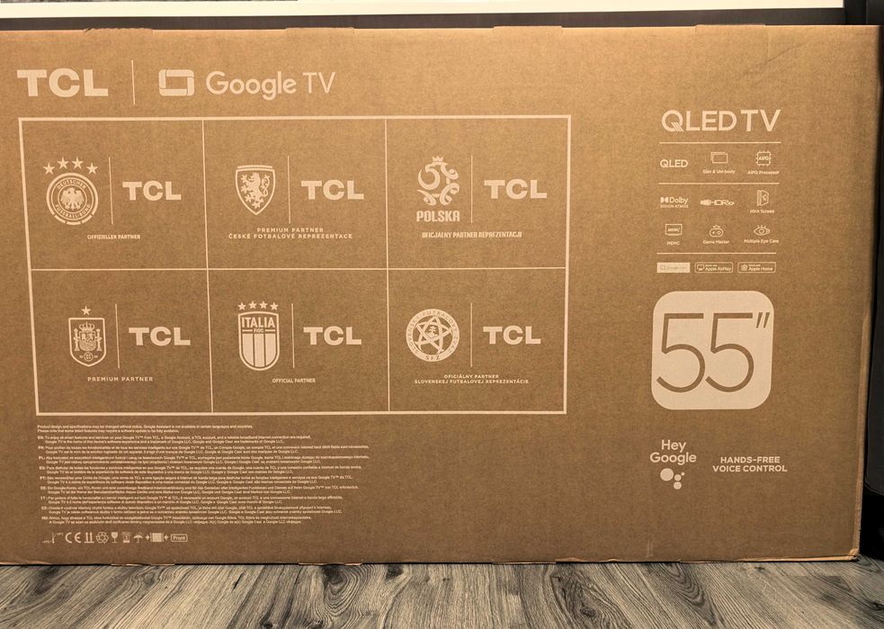 Нов QLED TCL 55" Android TV с Гаранция