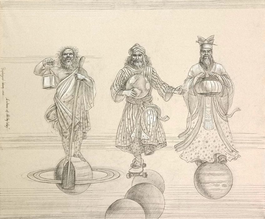 "Диоген, Ал-Беруний и Конфуций"