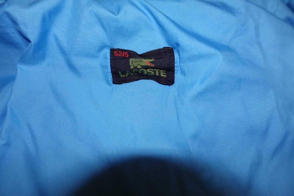 Geaca Lacoste, Marimea L, Albastra, Stare excelenta