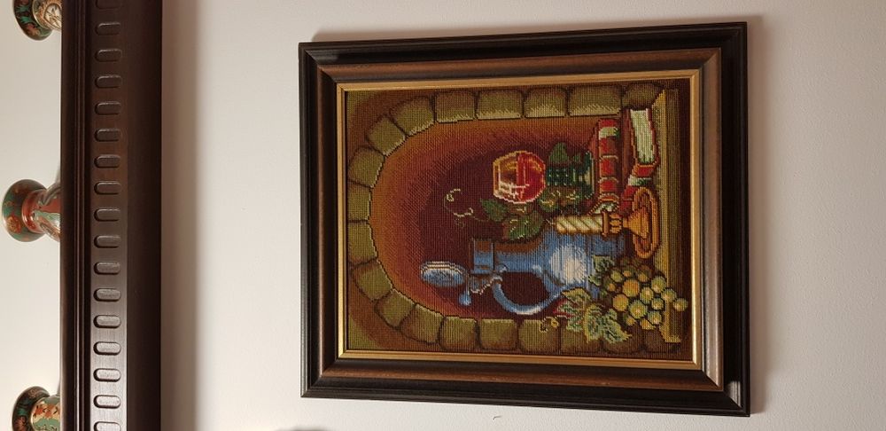 Tablou goblen Natura moarta cu sfesnic