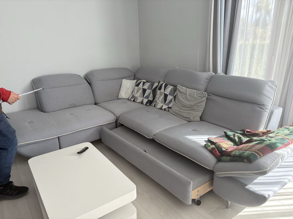 Vand coltar 304/217 extensibil cu lada