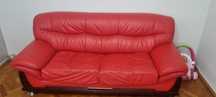Vand set canapea piele