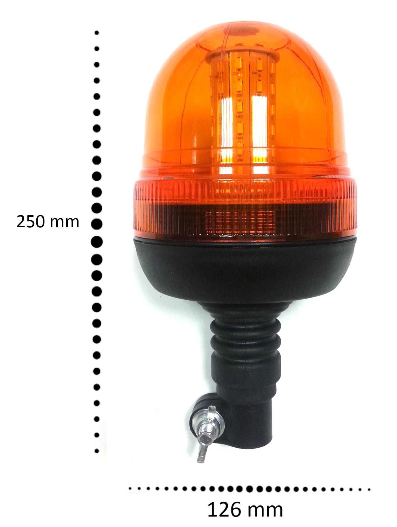 Led аварийна сигнална лампа маяк буркан блиц лед 12v 24v трактор и др.
