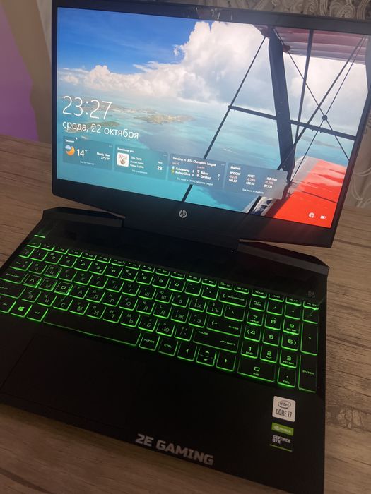 HP Pavilion Gaming i7-10750H/ GTX 1660Ti / 16 ГБ / SSD 256 ГБ hdd 1 tb