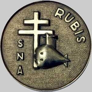 Emblema submarin RUBIS