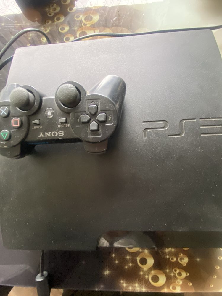 Ps 3 със джойстик и кабели