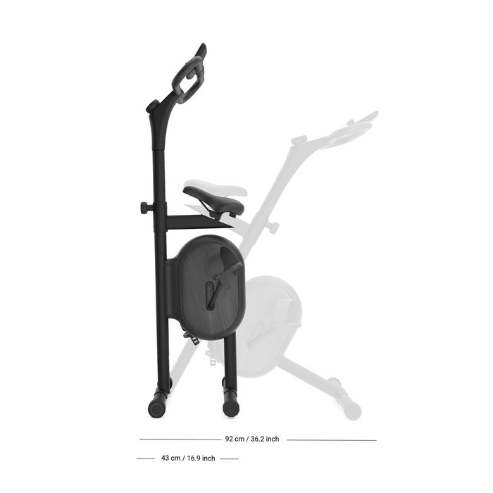 Bicicletă de apartament compactă, - produs resigilat Decathlon