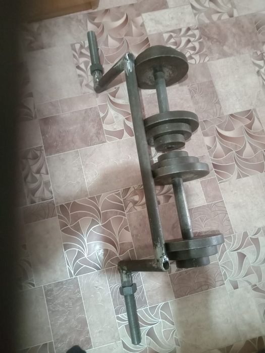 Продам  штанга гантели 2в1