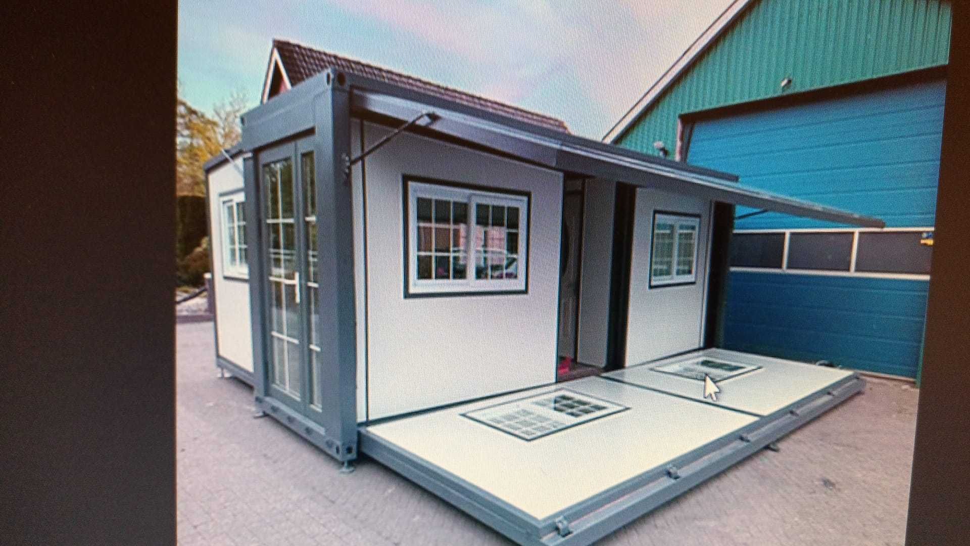 Tiny haus, pliabila din container, aprox.36 mp SD, privat, pret final,