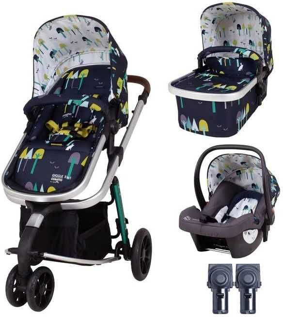 Бебешка количка Cosatto Giggle 3 в 1 Wilderness Ink Комбинирана НОВА