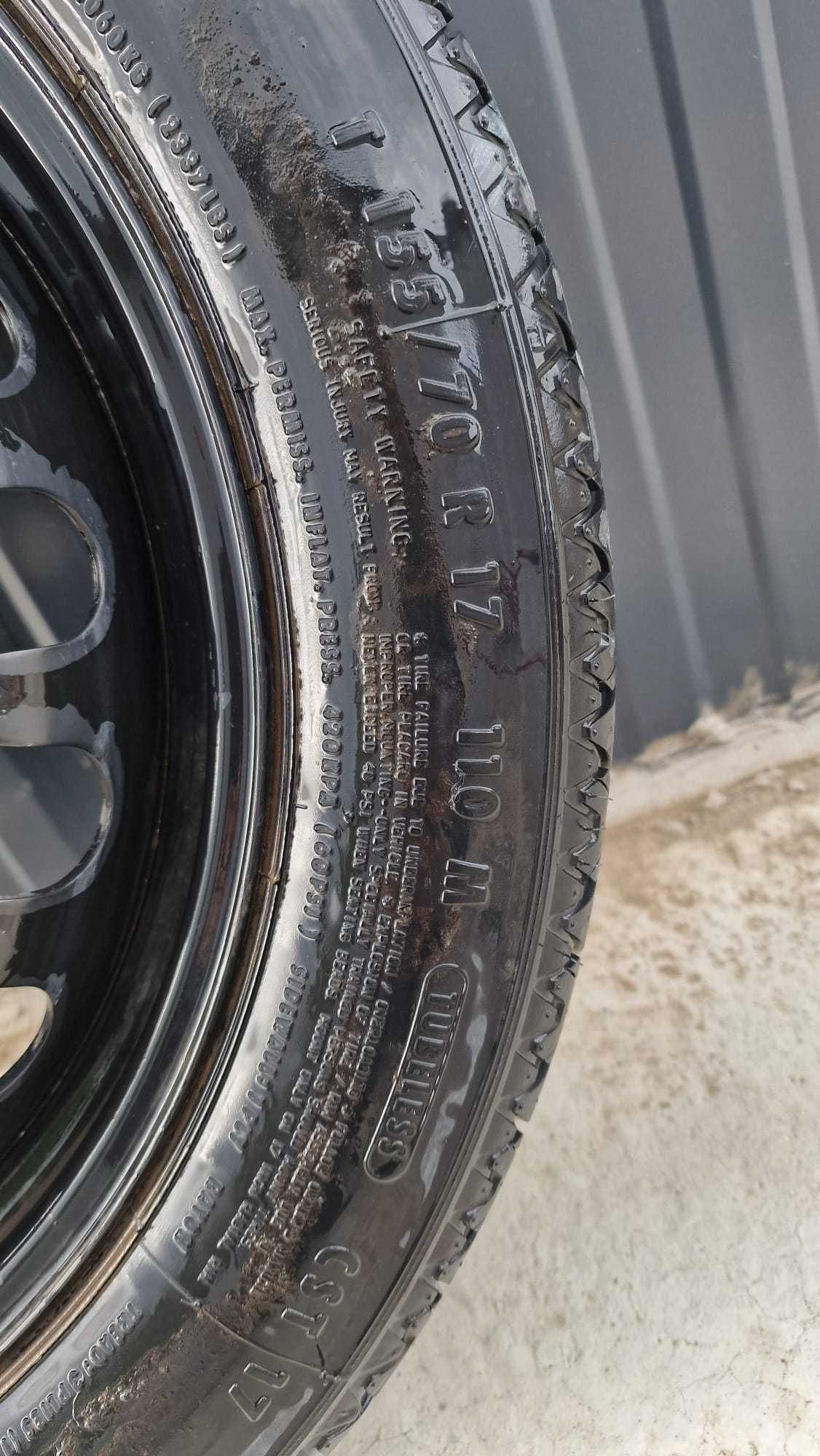 Roata rezerva Slim originala Mercedes 155 70 R17