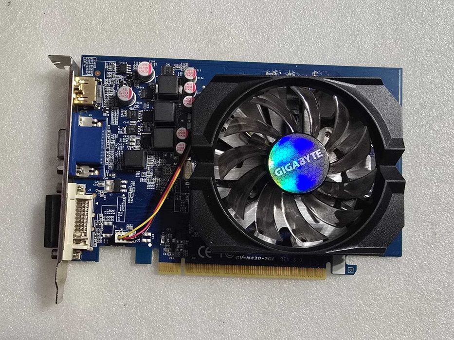 Placa video GIGABYTE GeForce GT 420 2GB GDDR3 128bit (GV-N420-2GI)