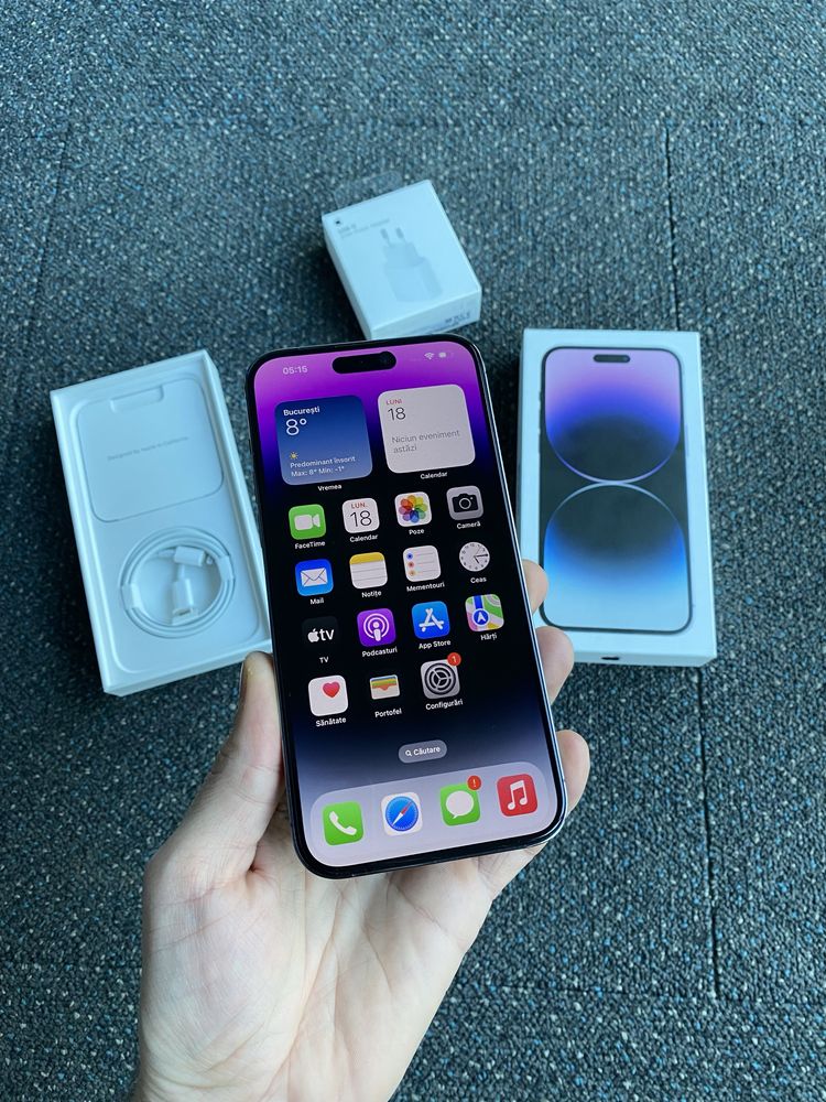 (10/10) iPhone 14 PRO Max 512GB Purple ++ (GARANTIE) ca NOU