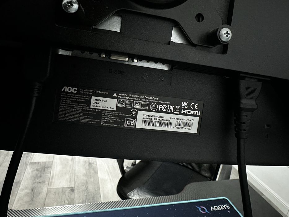 Monitor Gaming Curbat AOC LED VA 23.6'