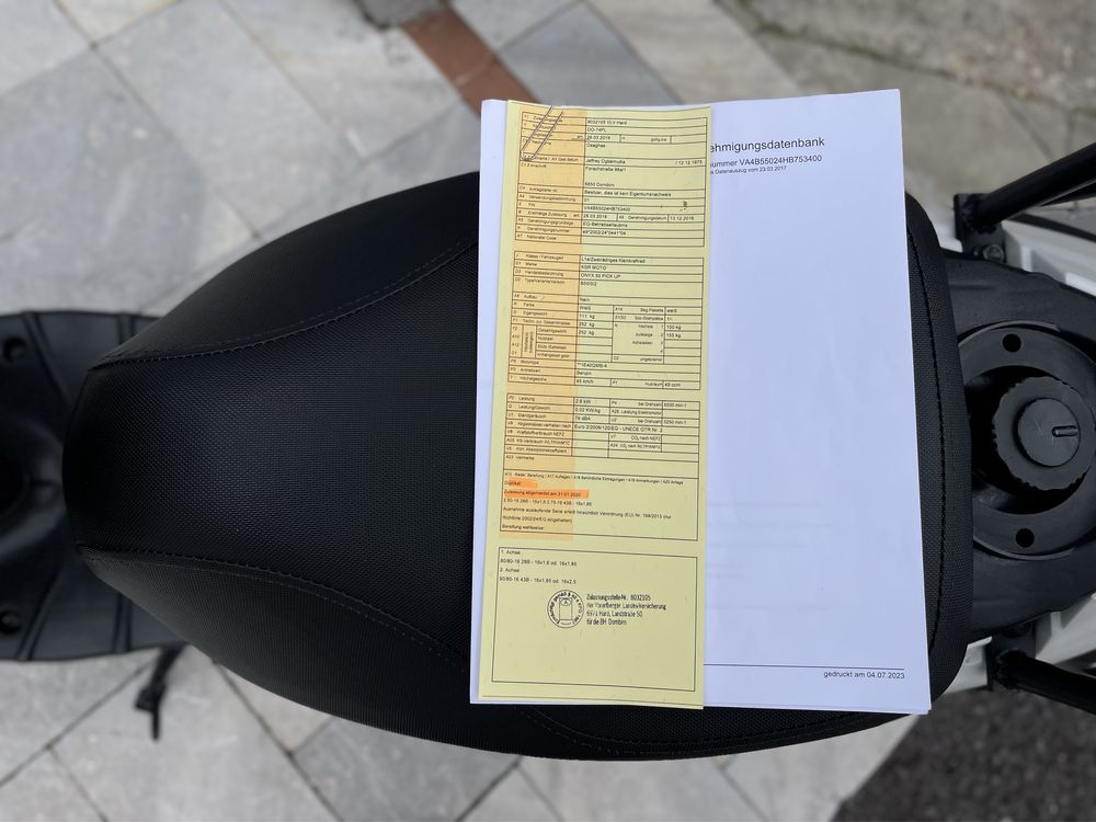 Скутер|Мотопед KSR MOTO ONYX 50 PICK UP - 2019г|12 934км|50куб.см