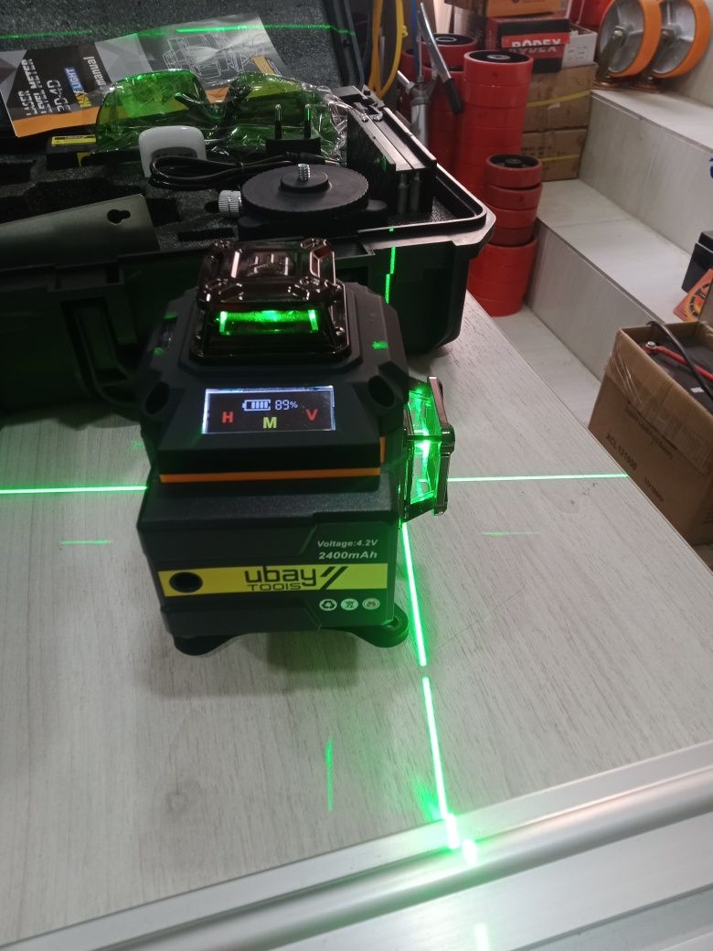 UBAY лазерный уровень для строительства 4D