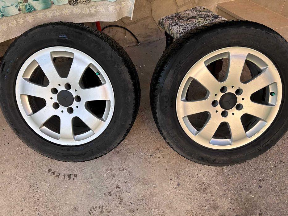 Jante mercedes + anvelope Dunlop