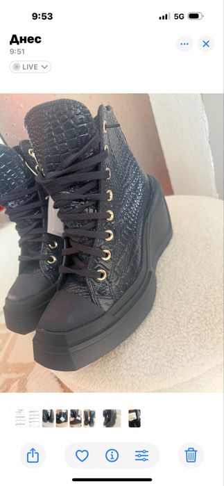 Дамски кецове  естествена кожа