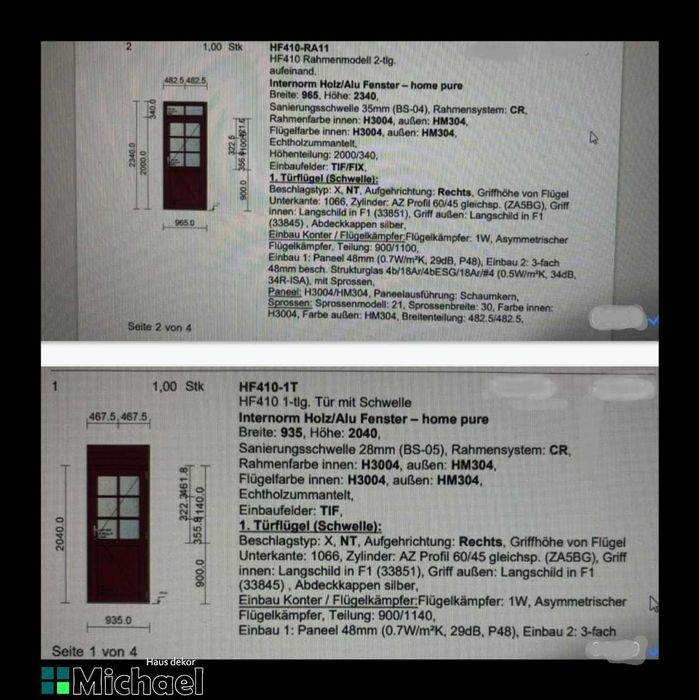 Usa intrare lemn stratificat,Internorm,Austria(LXXIV)