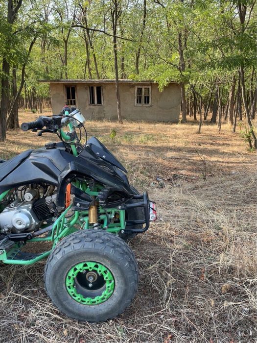 Vand atv KXD, motor 125, cauciucuri noi luate acum cateva luni