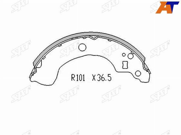 Колодки тормозные Nissan Almera